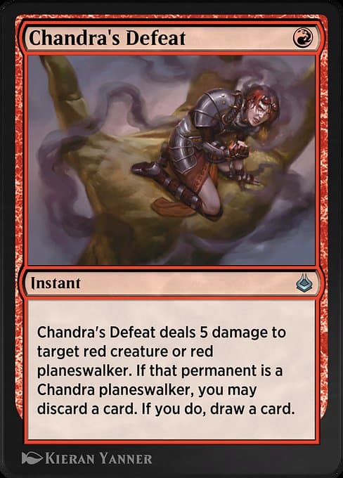Chandra's Defeat from Amonkhet Remastered (Uncommon)