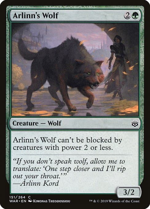 Arlinn's Wolf from War of the Spark (Common)
