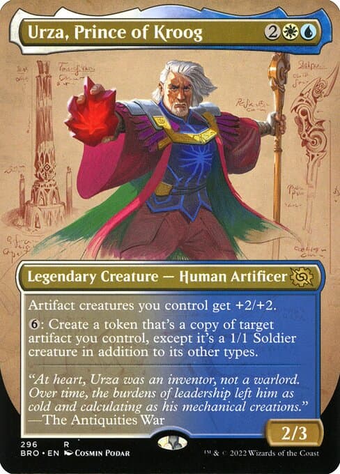 Urza, Prince of Kroog from The Brothers' War (Rare)