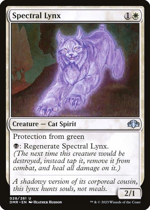 Spectral Lynx from Dominaria Remastered (Uncommon)
