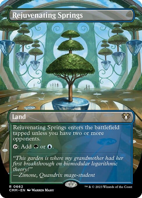 Rejuvenating Springs from Commander Masters (Rare)