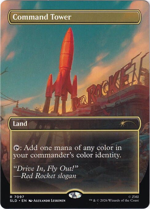 Command Tower from Secret Lair Drop (Rare)