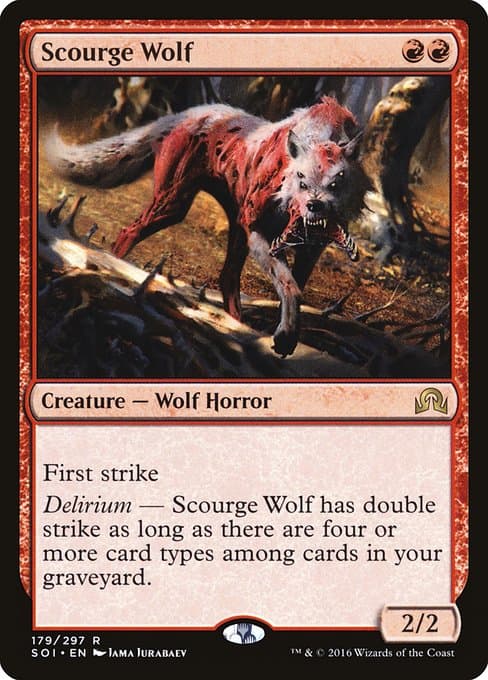 Scourge Wolf from Shadows over Innistrad (Rare)