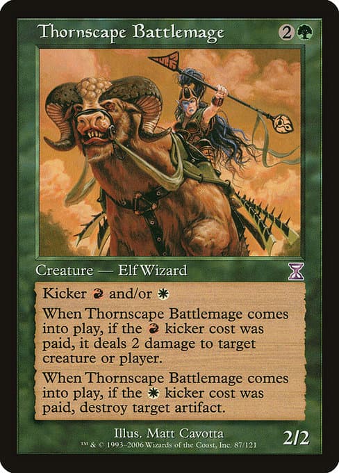 Thornscape Battlemage from Time Spiral Timeshifted (Special)