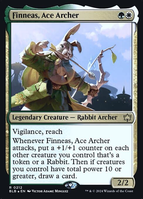 Finneas, Ace Archer from Bloomburrow Promos (Rare)