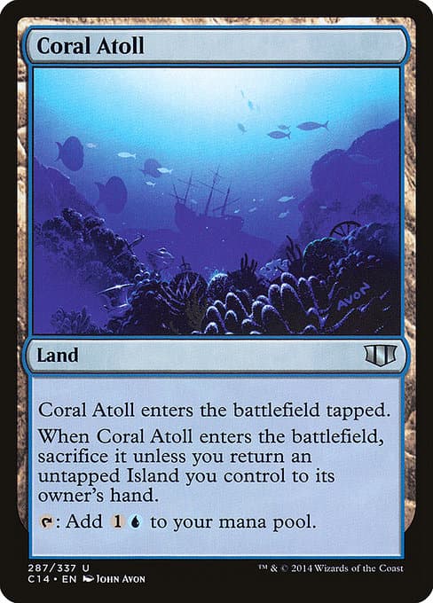 Coral Atoll from Commander 2014 (Uncommon)