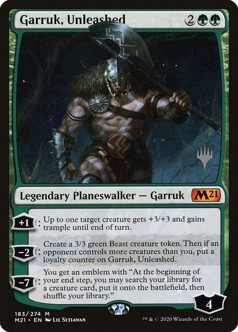 Garruk, Unleashed from Core Set 2021 Promos (Mythic)