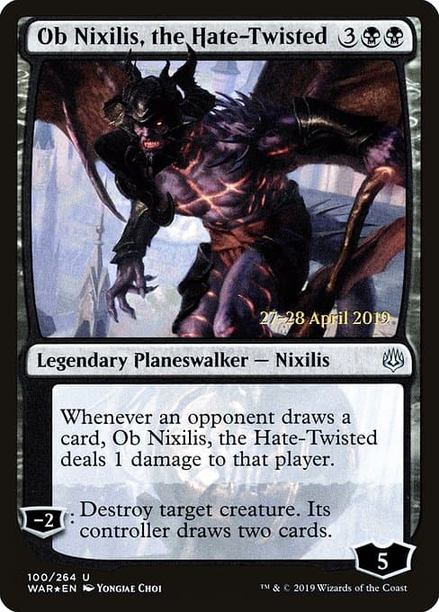 Ob Nixilis, the Hate-Twisted from War of the Spark Promos (Uncommon)