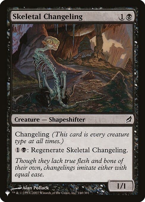 Skeletal Changeling from The List (Common)