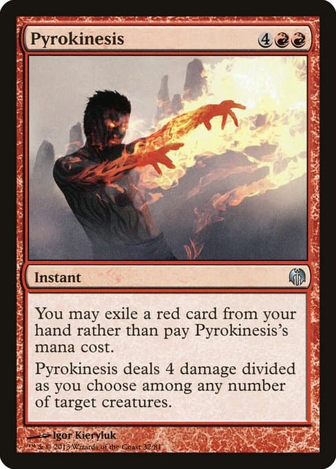Pyrokinesis from Duel Decks: Heroes vs. Monsters (Uncommon)