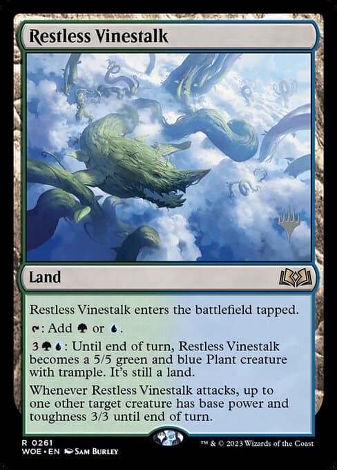 Restless Vinestalk from Wilds of Eldraine Promos (Rare)