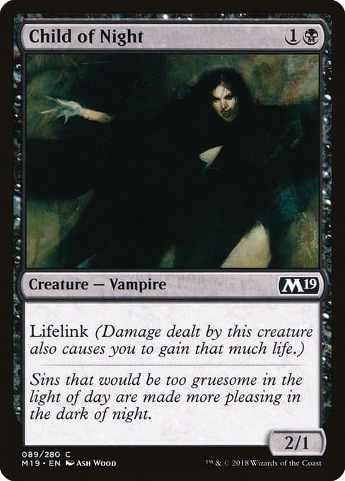 Child of Night from Core Set 2019 (Common)