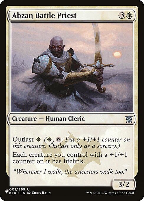 Abzan Battle Priest from The List (Uncommon)