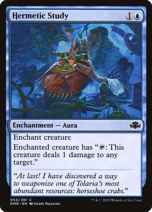 Hermetic Study from Dominaria Remastered (Common)