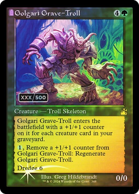 Golgari Grave-Troll from Ravnica Remastered (Rare)