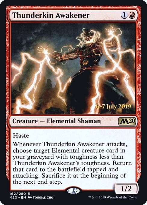 Thunderkin Awakener from Core Set 2020 Promos (Rare)