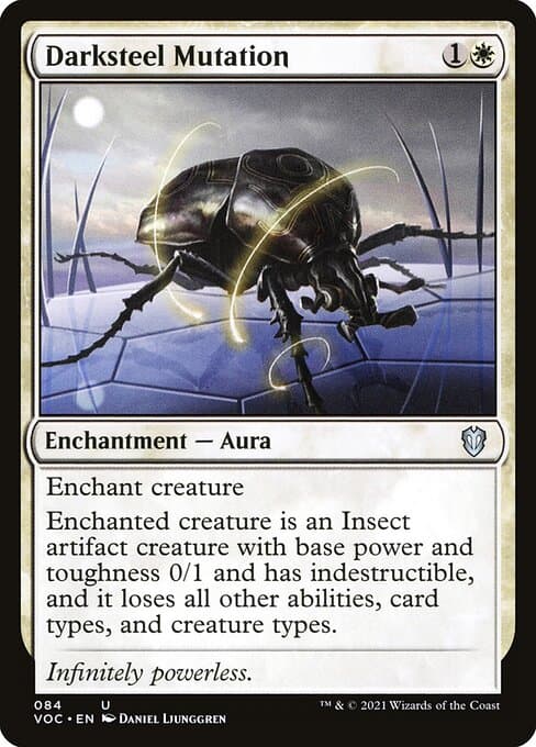Darksteel Mutation from Crimson Vow Commander (Uncommon)