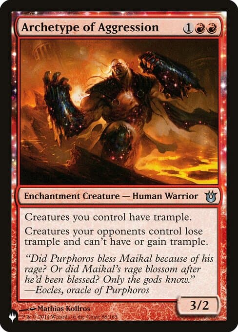 Archetype of Aggression from The List (Uncommon)