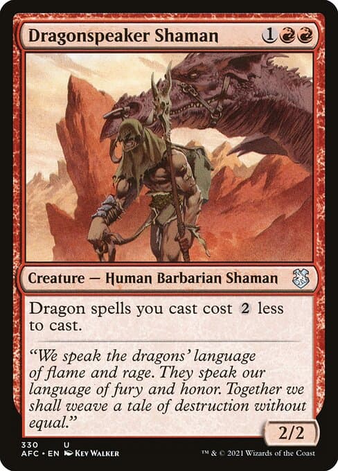 Dragonspeaker Shaman from Forgotten Realms Commander (Uncommon)