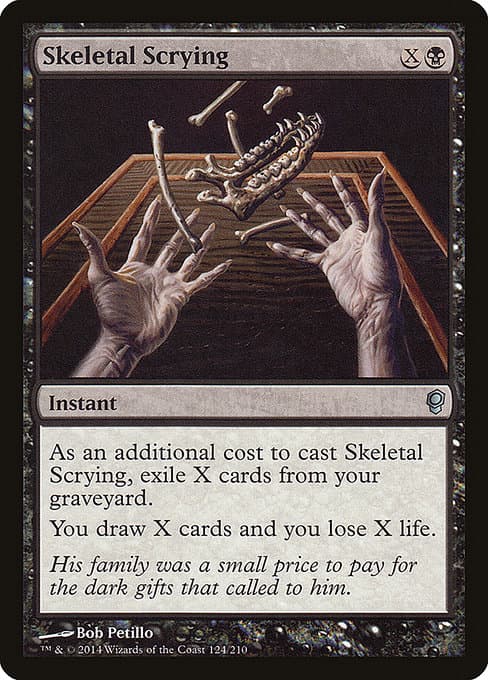 Skeletal Scrying from Conspiracy (Uncommon)