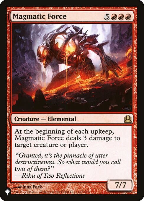 Magmatic Force from The List (Rare)