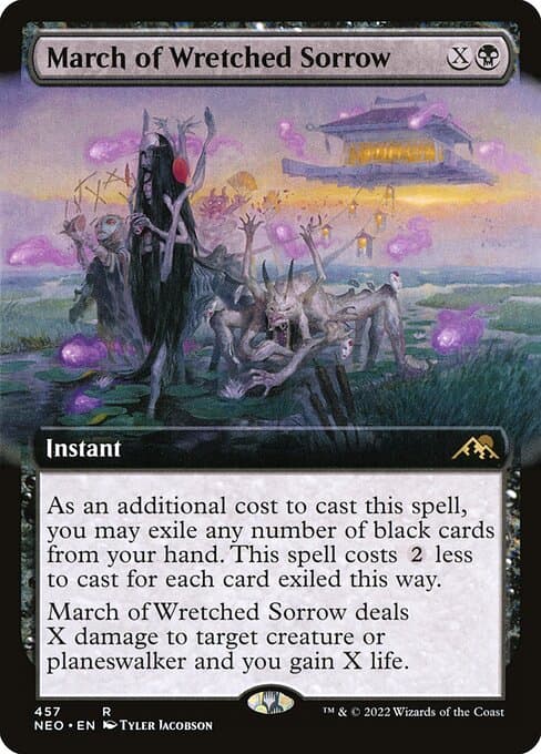 March of Wretched Sorrow from Kamigawa: Neon Dynasty (Rare)