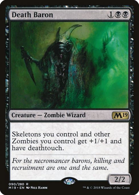 Death Baron from Core Set 2019 (Rare)