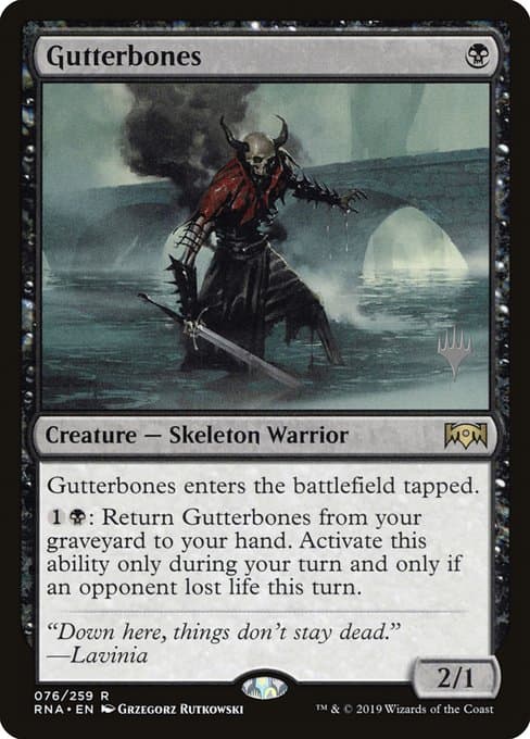 Gutterbones from Ravnica Allegiance Promos (Rare)
