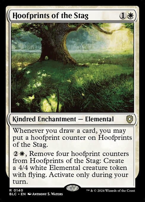 Hoofprints of the Stag from Bloomburrow Commander (Rare)