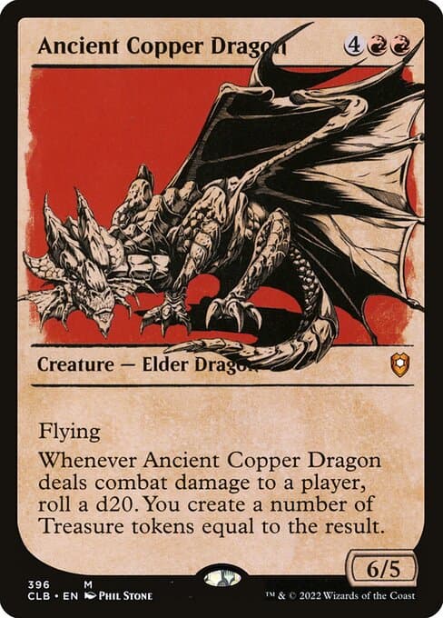 Ancient Copper Dragon from Commander Legends: Battle for Baldur's Gate (Mythic)