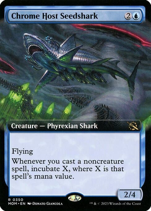 Chrome Host Seedshark from March of the Machine (Rare)