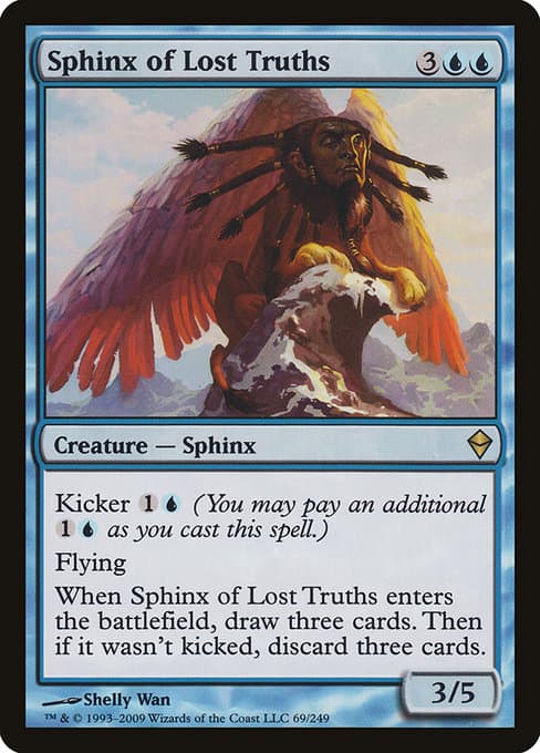 Sphinx of Lost Truths from Zendikar (Rare)