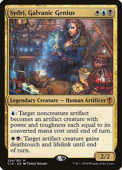 Sydri, Galvanic Genius from Commander 2016 (Mythic)