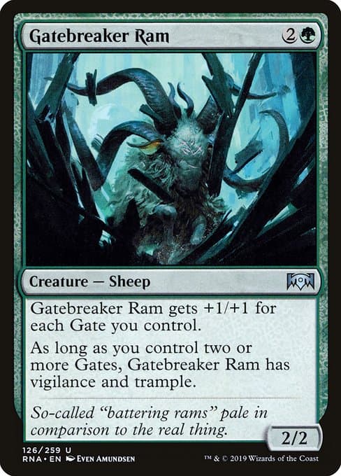 Gatebreaker Ram from Ravnica Allegiance (Uncommon)