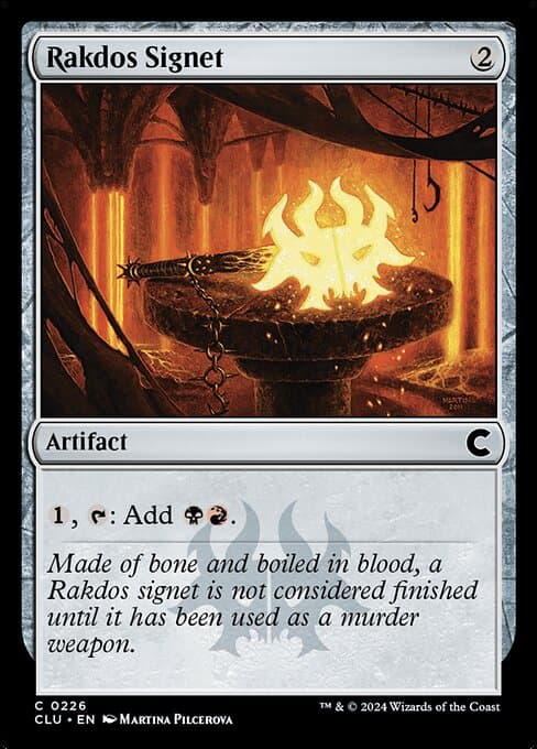 Rakdos Signet from Ravnica: Clue Edition (Common)