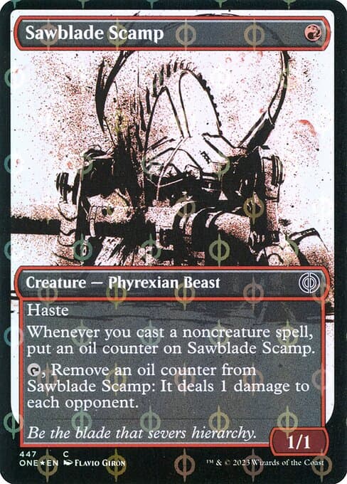 Sawblade Scamp from Phyrexia: All Will Be One (Common)