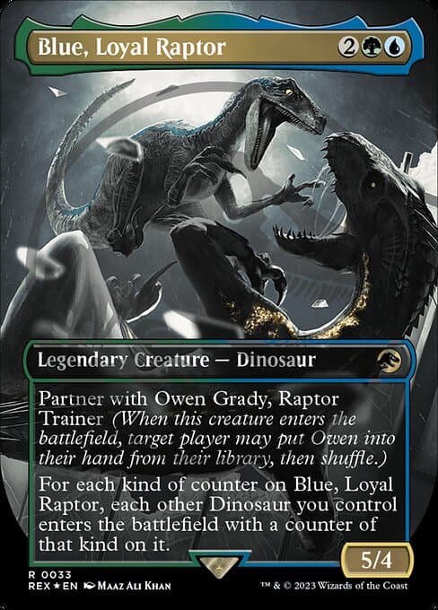 Blue, Loyal Raptor (Rare)
