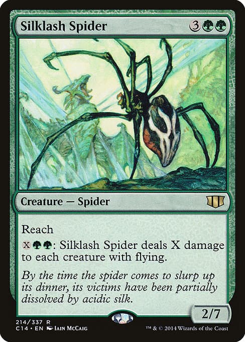 Silklash Spider from Commander 2014 (Rare)