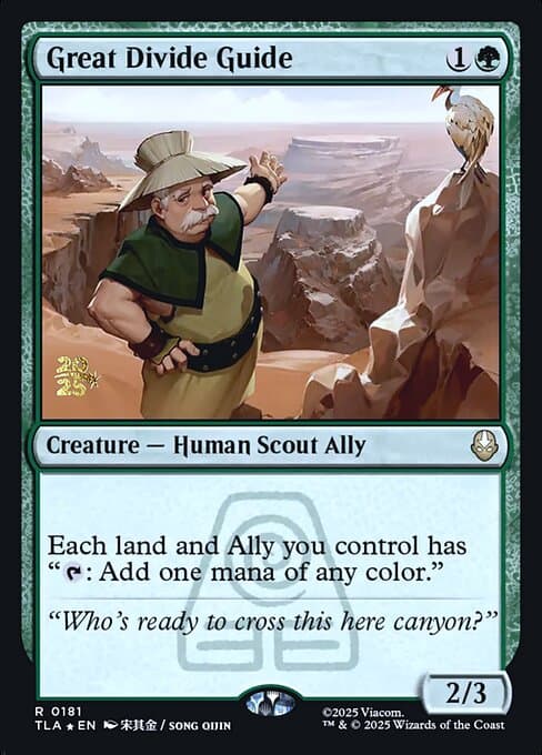 Great Divide Guide from Avatar: The Last Airbender Promos (Rare)