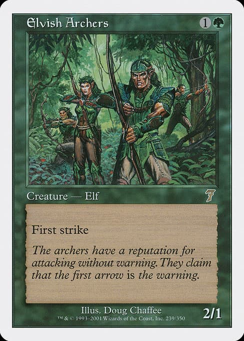 Elvish Archers from Seventh Edition (Rare)