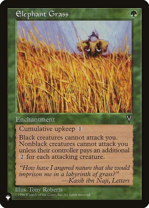 Elephant Grass from The List (Uncommon)