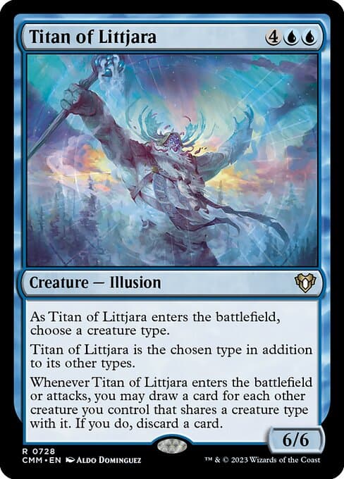 Titan of Littjara from Commander Masters (Rare)