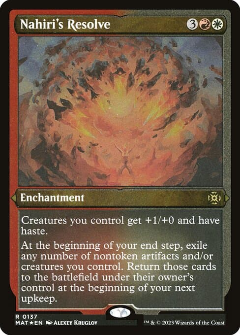 Nahiri's Resolve from March of the Machine: The Aftermath (Rare)