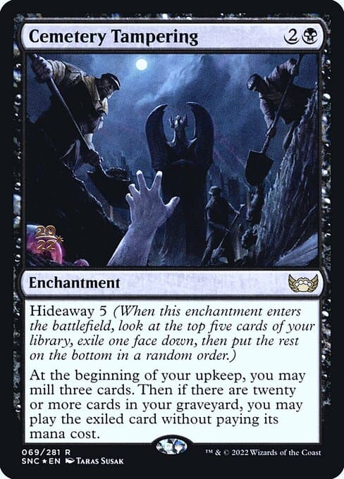 Cemetery Tampering from Streets of New Capenna Promos (Rare)