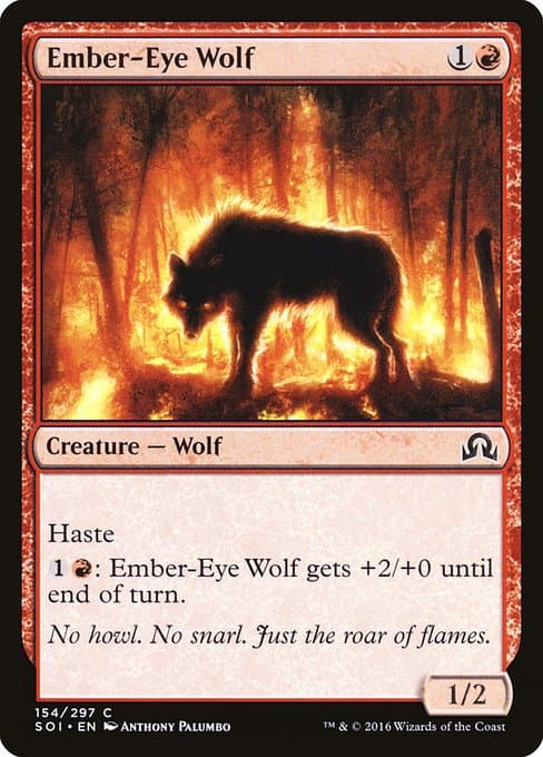 Ember-Eye Wolf from Shadows over Innistrad (Common)