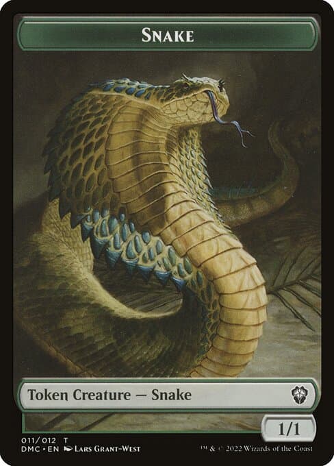 Snake from Dominaria United Commander Tokens (Common)