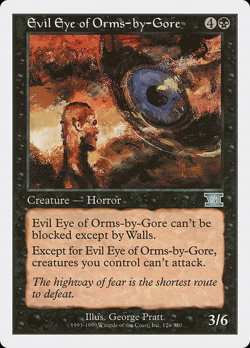 Evil Eye of Orms-by-Gore from Classic Sixth Edition (Uncommon)
