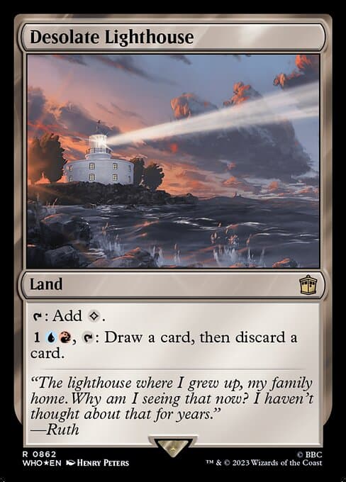 Desolate Lighthouse from Doctor Who (Rare)