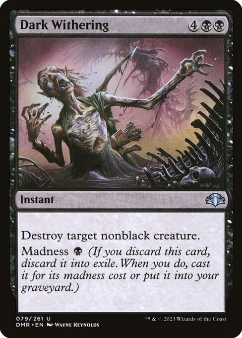 Dark Withering from Dominaria Remastered (Uncommon)