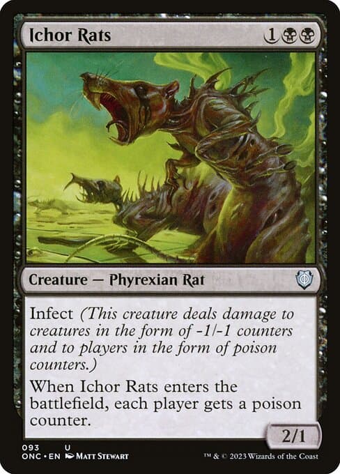 Ichor Rats from Phyrexia: All Will Be One Commander (Uncommon)